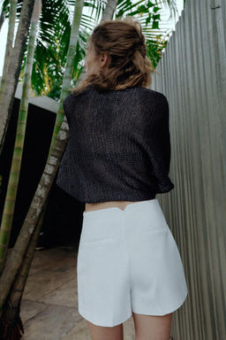 HIGH-WAIST BERMUDA SHORTS - Zara фото 14