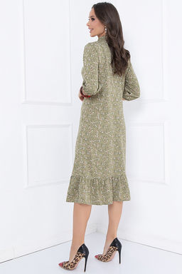 ПЛАТЬЕ НОГАРА (ХАКИ ФЛОВЕРС) - Bellovera фото 8