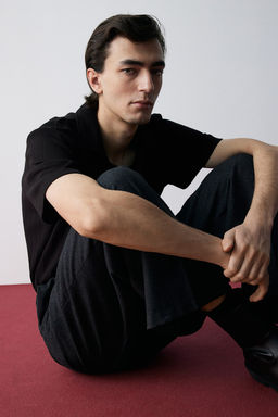 Camisa resort de punto Regular Fit - H&m фото 5