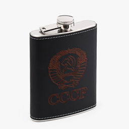 Фляжка СССР, нержавеющая сталь, 240 мл, 8 oz