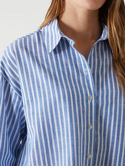 ?izgili Oversize Kad?n G?mlek