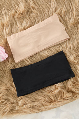 TRENDYOLMILLA Siyah-Ten 2li Seamless/Dikissiz Balensiz Kapl? Bandeu Orme Sutyen THMSS25SU00010 фото 10