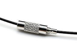 Розовый чокер для кулонов и подвесок из полимера, 45см