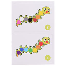 Игра развивающая на липучках "Гусеница"