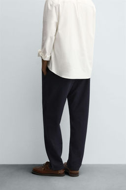 PANTAL?N CINTURA JOGGER CONFORT / Marino - Zara фото 2