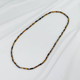 Бусы мужские из Тигрового глаза и Гематита