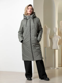 25403 Пальто т.оливковый