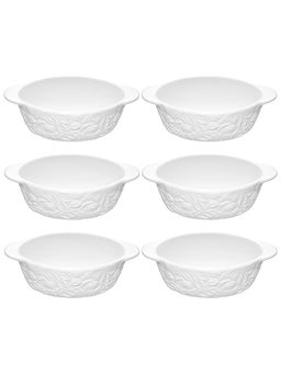 Набор жюльенниц-кокотниц 6пр. 250 мл 16*10*8 см Тюльпаны с крышками, фарфор - Elan gallery фото 4