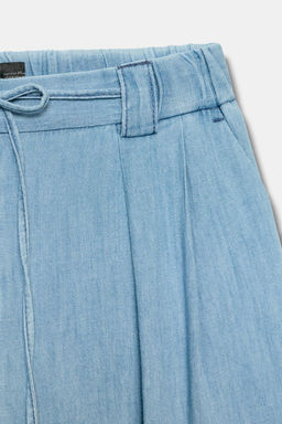 PANTAL?N FLUIDO CULOTTE / Azul - Zara фото 9