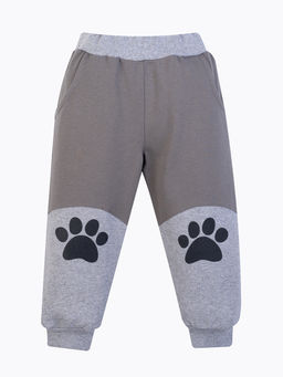 Костюм детский серыймеланж собака