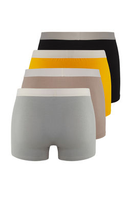 TRENDYOL MAN Cok Renkli 4lu Paket Basic Yaz? Lastikli Esnek Pamuklu Boxer TMNSS25BX00005 - Trendyolmilla фото 2