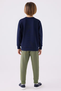 Erkek _ocuk Lacivert Pijama Tak_m_