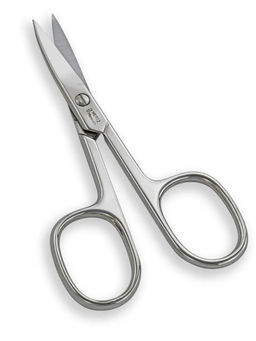 Mertz Ножницы маникюрные для ногтей 652NP, серебристый глянцевый