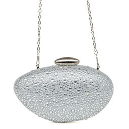 866 silver, Женская сумка со стразами, Barcelo Biagi