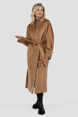 01-12010 Пальто женское демисезонное (пояс)