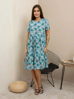 Платье женское, цвет зеленый - Барболета фото 8