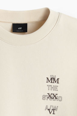 Sudadera con motivos estampados Oversized Fit - H&m фото 4