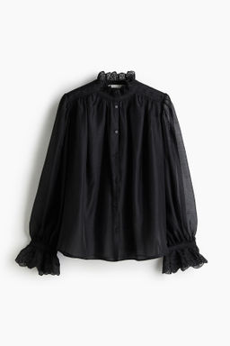 Blusa con bordado ingl?s