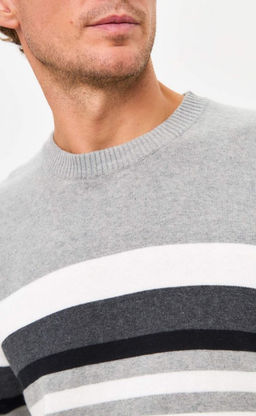 Джемпер F421-1549 grey melange - Fine joyce фото 3