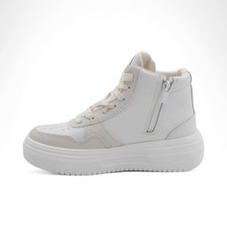 Женские кроссовки В1521-5 бело бежевые - Sport фото 3