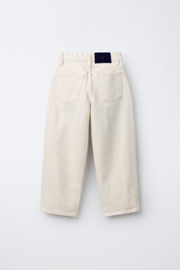PANTAL?N BLOOMER PLIEGUES / Blanco