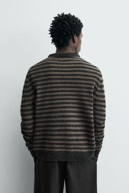 STRIPED WOOL - YAK JUMPER - Zara фото 3