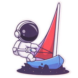 Растяжка "Космическое путешествие" 16 x14 см