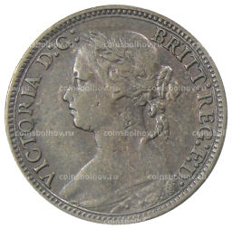 1 фартинг 1878 года Великобритания