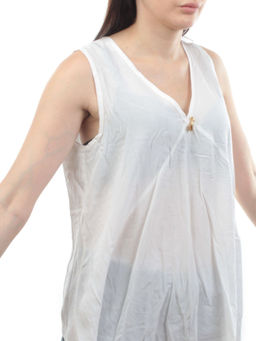 GM2623 WHITE Туника женская (85% хлопок, 15% спандекс)