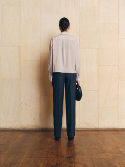 Рубашка свободного кроя 512.030091/Св.серый - Seven senses фото 6