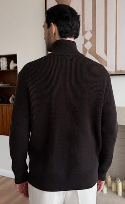 Джемпер F310-0515 brown - Fine joyce фото 7