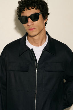 Sobrecamisa en mezcla lino Easy Care Regular Fit - H&m фото 11