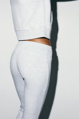 FLARE FLEECE TROUSERS - Zara фото 12