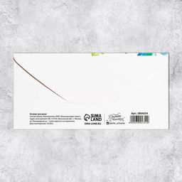 Цена за 10 шт. Конверт для денег С Днём Рождения! бабочки, 16,5 х 8 см - Дарите счастье фото 4