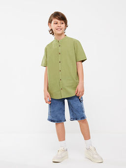 Beli Lastikli Erkek ?ocuk Jean ?ort - Waikiki фото 2