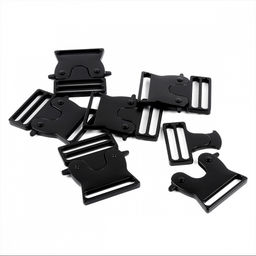 Пряжка-фастекс металл 38мм TBY-E1306 59x43мм цв. мат.черный уп.6шт