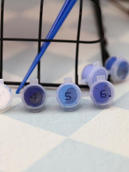 Картина по номерам на подрамнике Draw Me! Moon, (20*20 см)