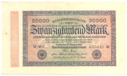 20000 марок 1923 года Германия