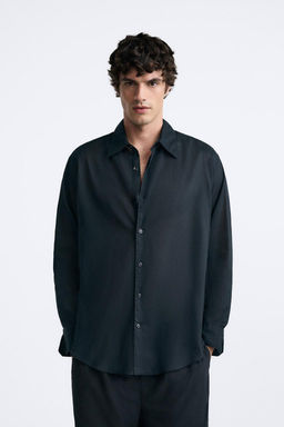 SEMI-SHEER VOILE SHIRT - Zara фото 2