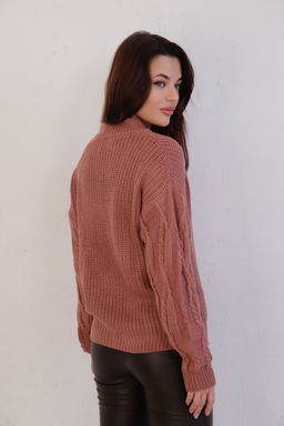 10370 Свитер в цвете розовое какао - Martichelli фото 30