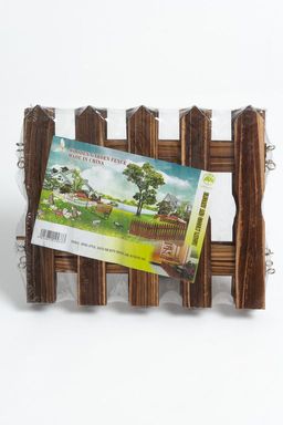 Заборчик декоративный, деревянный (SF-4406) коричневый - Больше подарков фото 2