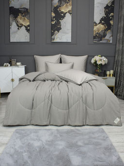 Muslin & Satin Solid color (платина беж) комплект