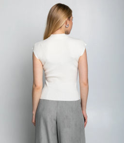 Футболка #КТ082 (1), кремовый