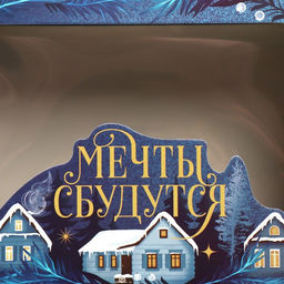 Цена за 3 шт. Коробка подарочная новогодняя складная Мечты сбудутся, 16.5 х 12.5 х 5 см - Дарите счастье фото 5