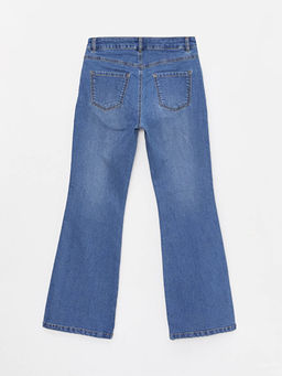 Basic ?spanyol Pa?a K?z ?ocuk Jean Pantolon - Waikiki фото 2