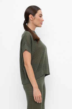 VERY NEAT _ ЕВ 30163/хаки джемпер жен фото 3