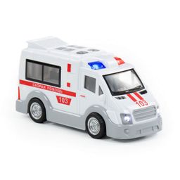 Скорая помощь, автомобиль инерционный (со светом и звуком) (в коробке) - Полесье фото 4