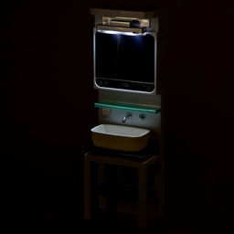 Набор мебели для кукол «Уборная», раковина, зеркало, аксессуары