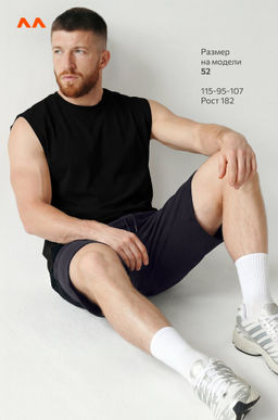 Мужская футболка оверсайз без рукавов Happyfox - Happy fox фото 50