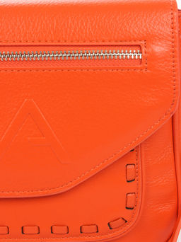 LACCOMA сумка АУ4636-оранжевый натуральная кожа хлопок